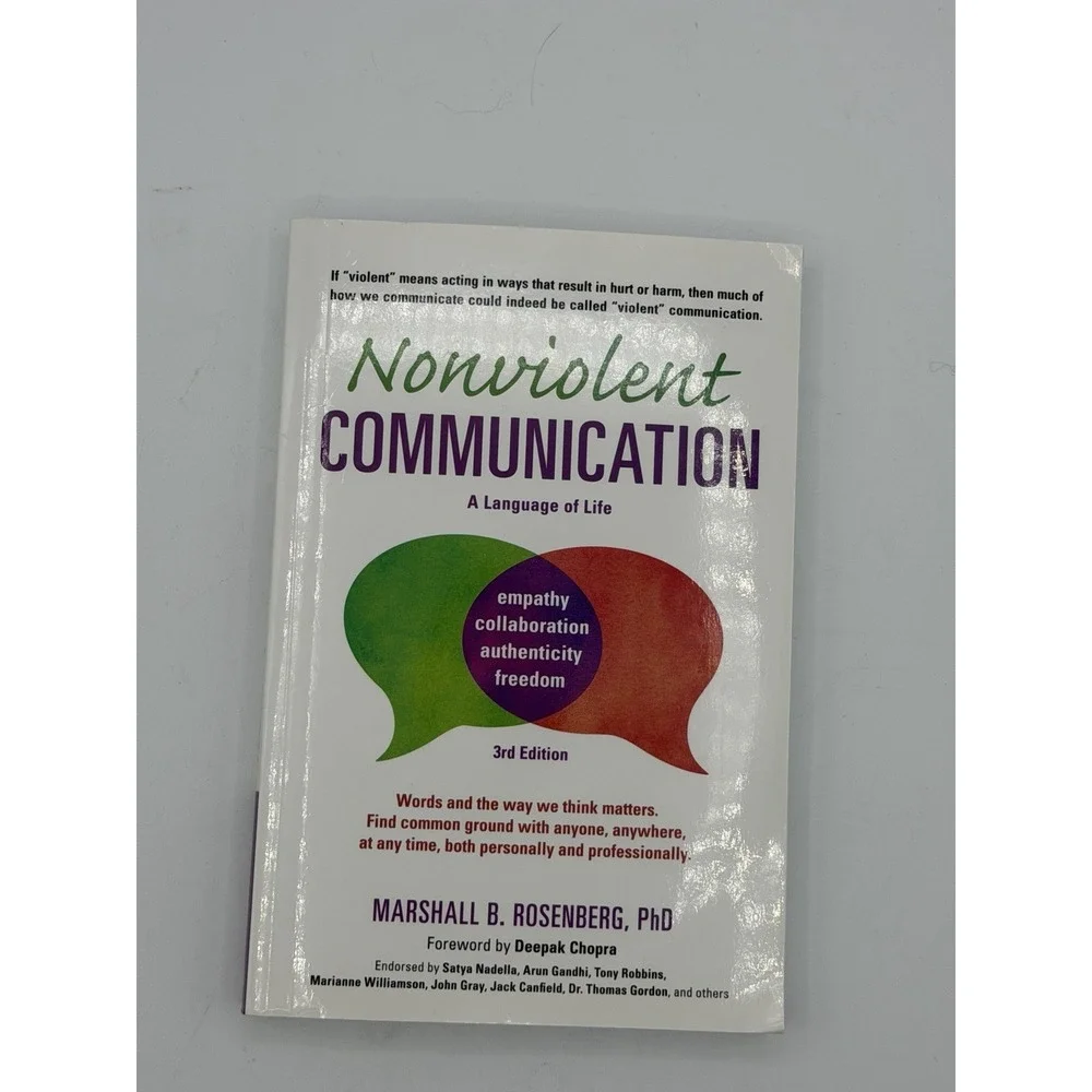 Nonviolent Communication: A Language of Life by Marshall B. Rosenberg, PhD Book